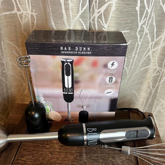 RAE DUNN BLEND WHISK FROTH NEW KITCHEN HOME TOOL RD HTF - Picture 2 of 7